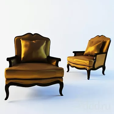 Elegant Christopher Guy Armchair 3D model image 1 