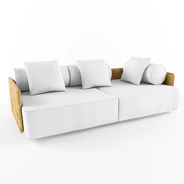 De La Espada Deco Sofa - Autoban Design 3D model image 1 