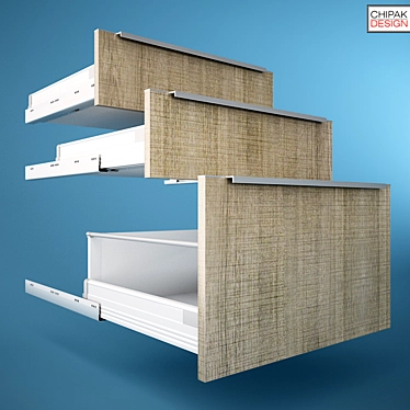 Tandembox-Blum: Efficient Cabinet Storage 3D model image 1 