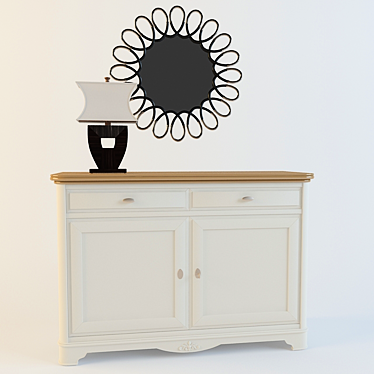 Elegant Busatto Dresser 3D model image 1 