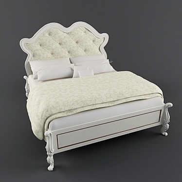 Title: Volpi Bed 3D model image 1 