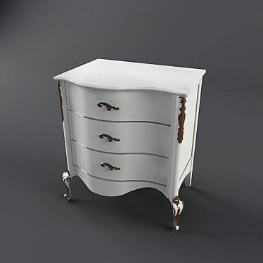 Minimalist Volpi Nightstand 3D model image 1 