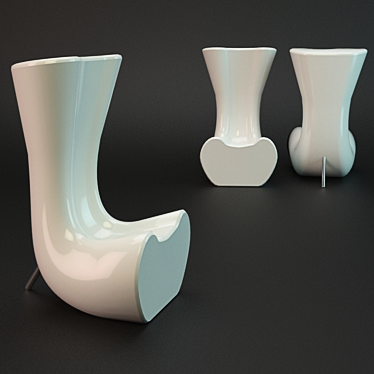 Modern Plastic Chair 3D model image 1 