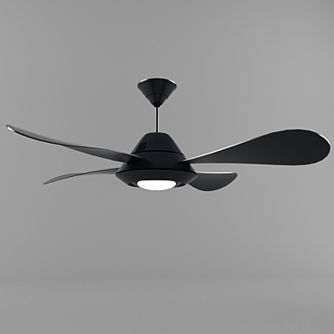 IllumiFan: Versatile Lamp & Fan 3D model image 1 