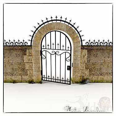 Castle Gate: Your Path to Royalty 3D model image 1 