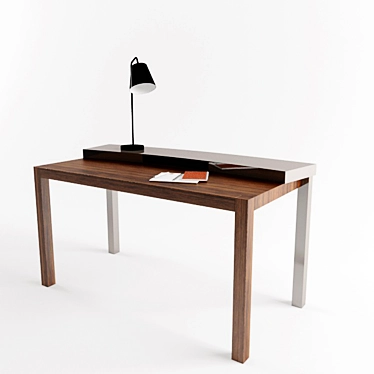 Cattelan Italia DaVinci: Stylish and Compact 140cm Dining Table 3D model image 1 