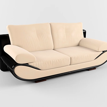 Title: Stylish Pronto Sofa by Creale 3D model image 1 