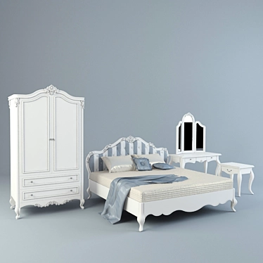 Teresa: Affordable Quality Bedroom Set 3D model image 1 