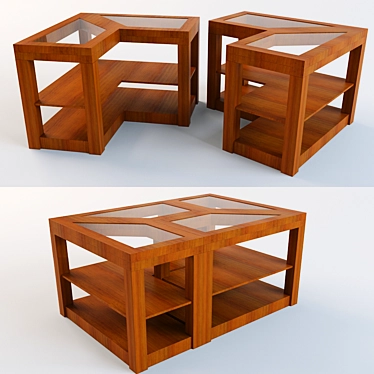 
3D Coffee Table Design 3D model image 1 