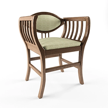 Elegant Ergonomic Chair 3D model image 1 