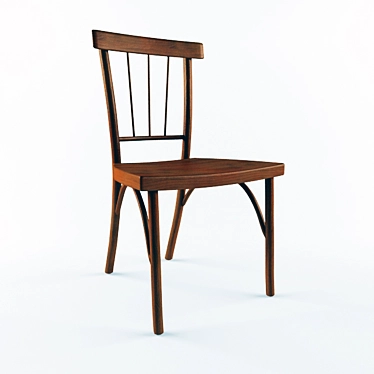 Elegant Viennese Chair: Classic Beauty! 3D model image 1 