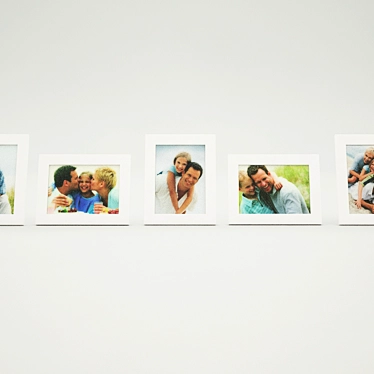 Family Frames Set - IKEA 3D model image 1 