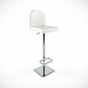 Elegant Chinese Bar Stool 3D model image 1 