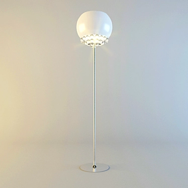 Elegant Mir STL3 Floor Lamp 3D model image 1 