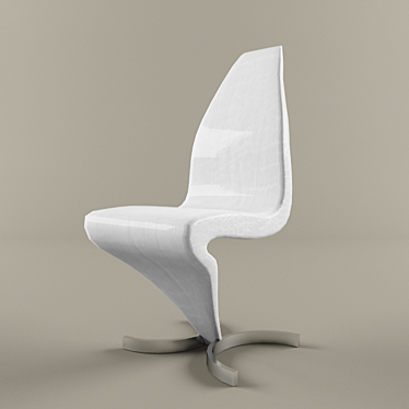 Elegant Betty Dining Chair 3D model image 1 