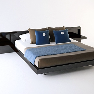 Luxury Dream Bed 3D model image 1 