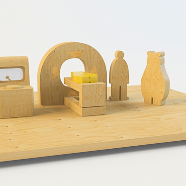 Playful Pals: Children's Toy Set 3D model image 1 
