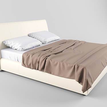 Zegen Bed | D2290xH1030xW2050 3D model image 1 