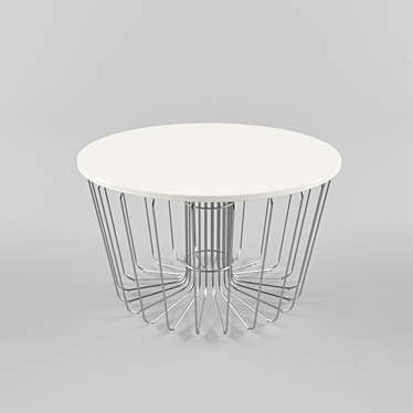 Zanotta 652 Wire Coffee Table 3D model image 1 