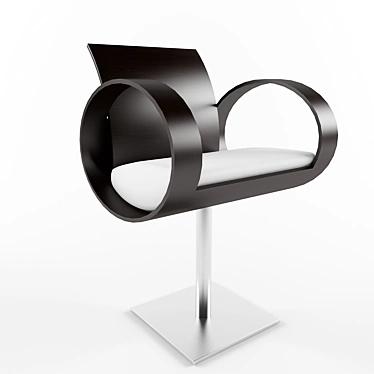 Sleek Ergonomic Chair 3D model image 1 