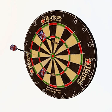 Precision Strikes: Harrows Darts 3D model image 1 