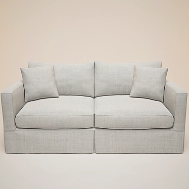 Cozy Comfort: Willow 2 Sofa 3D model image 1 