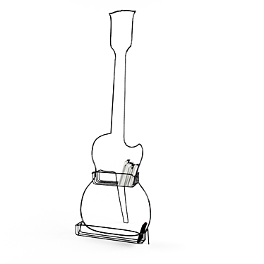 Guitar Shelf: Literary Melodies 3D model image 1 