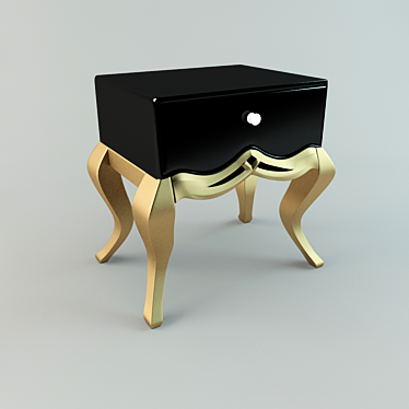 Modern Bedside Table 3D model image 1 
