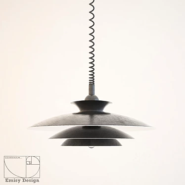 Minimalist Ceiling Lamp 3D model image 1 