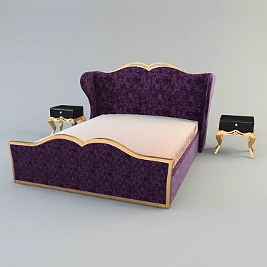 Comfy Dream Bed 3D model image 1 