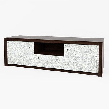 Olivie TV Cabinet: Stylish Storage Solution 3D model image 1 