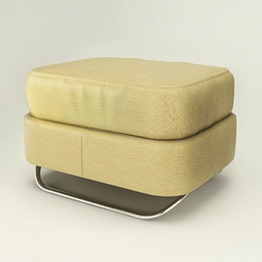 Cozy Comfy Ottoman 3D model image 1 