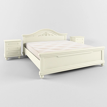 Pearl Bedroom Set 3D model image 1 