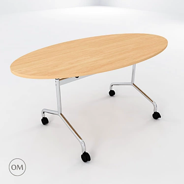 Flib Foldable Conference Table 3D model image 1 