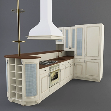 Elt Brera Kitchen: Stylish and Functional 3D model image 1 
