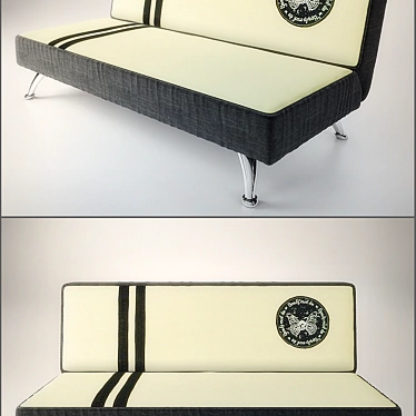 Butterfly Wing Sofa - Orthopedic & Transformable 3D model image 1 