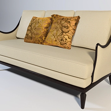  Custom-sized Chinese Sofa 3D model image 1 