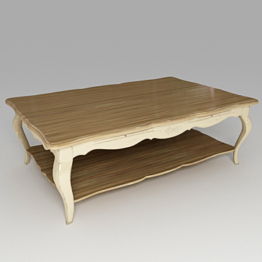 Elegant Chateau Coffee Table 3D model image 1 