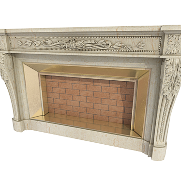 Petersburg Fireplaces: Classic Elegance 3D model image 1 