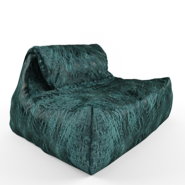 Elegant Designer Sofa 3D model image 1 