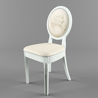 Snowy Provence: Elegant French Designer Furniture 3D model image 1 