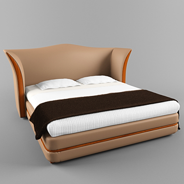 ARKEOS: Stylish Bed for Ultimate Comfort 3D model image 1 