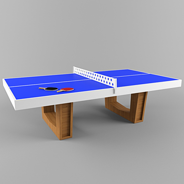 ProPing Pong Table Set 3D model image 1 