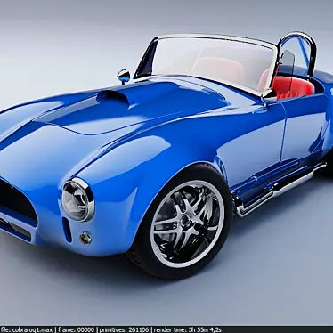 Title: Revved Up AC Cobra Performance 3D model image 1 
