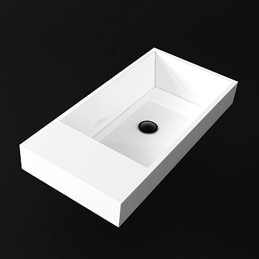 Catalano 75VE VERSO Wall-Mounted Washbasin 3D model image 1 