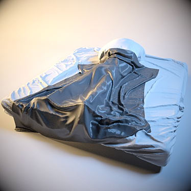 Dreamy Rest: Sleeping Man 3D model image 1 