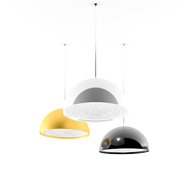 Elegant Skygarden Pendant Lamp 3D model image 1 