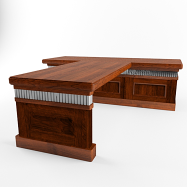 Executive Director's Desk in Venge 3D model image 1 