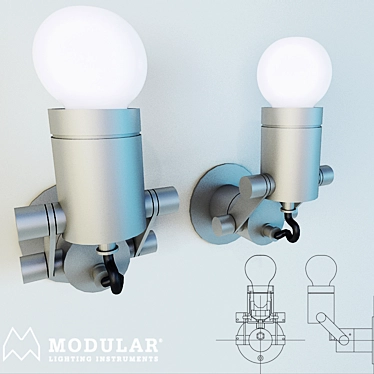 Sleek E27 Minimalist Bulb 3D model image 1 