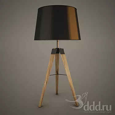 Versatile Table Lamp: Stylish & Functional 3D model image 1 